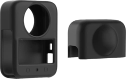 Silikoonist kaitseümbris ja objektiivikork DJI Osmo 360-le (must)