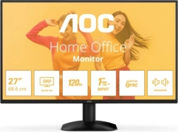 Monitor 27" IPS 120 Hz HDMI ja DisplayPortiga