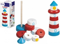 Puidust kokkupandav püramiid-majakas DETOA