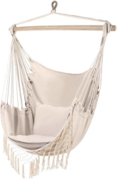 Rippuv Brasiilia tugitool patjadega Gardlov – Beež