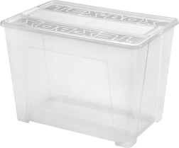 Plastikust hoiukast kaanega HEIDRUN TexBox 70 l