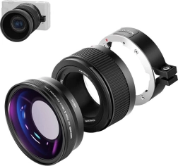 Neewer 2-in-1 lainurk- ja makroobjektiiv SONY ZV1-le (must)