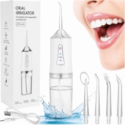 Juhtmevaba suuirrigaator 230 ml, 4 otsikut ja 3 režiimi – 1 tk