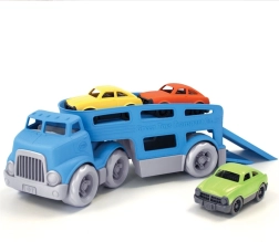 Green Toys autoveok – kahekorruseline transpordiveok taaskasutatud plastist