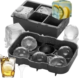 Silikoonvormid 2-ühes jääkuubikute ja -pallide jaoks RUHHY