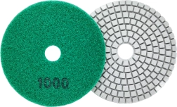 80 mm teemantpoleerketaste komplekt 10 tk plaatide ja kivi jaoks, kuiv- ja märgtööks, takjakinnitusega – tera 1000