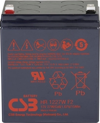 Akumulaator HR1227WF2 6.5Ah suure koormuse jaoks