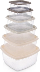 Toidunõude komplekt kaantega, 6 tk
