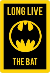 Batman uksmatt 80 × 120 cm – litsentsitud polüesteruks