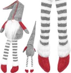 Istuv päkapikk tekstiildekoratsioon 50 cm – Hall