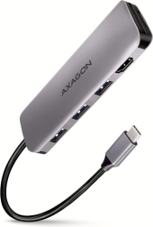 Mitmeportiline jaotur 3x USB-A + HDMI + SD/microSD, USB-C 3.2 Gen1, 20 cm USB-C kaabel