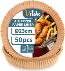Paberist vahetükid kuumaõhufritüürile 23 cm, 50 tk Vilde