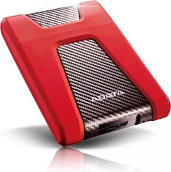 Väline kõvaketas ADATA DashDrive Durable HD650 1 TB 2,5" USB 3.0 – Punane