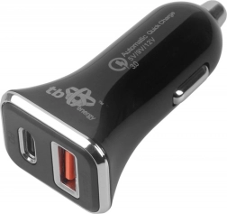 USB‑A + USB‑C kiirlaadimisega autolaadija