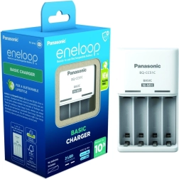 Eneloop advanced AA/AAA laadija + 4× AA 2000 mAh