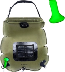 20 l päikeseküttega kämplashower termomeetriga