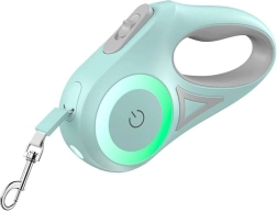 Automaatne LED-jalutusrihm lemmikloomadele – roheline, 3 m