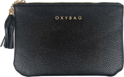 Cosmetic Bag Black Leather