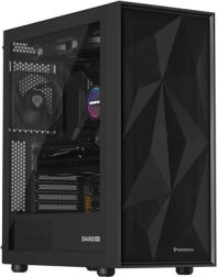 Genesis diaxid 605f midi tower black with usb‑c