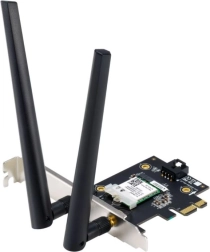 PCIe WiFi kaart ASUS PCE‑AX1800 koos Bluetooth 5.2-ga