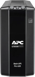 Varutoiteallikas APC Back-UPS Pro 650VA koos AVR-i ja LCD-ga, 6x IEC C13