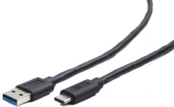 USB 3.0 kaabel USB‑C (A isane → USB‑C isane), 0,5 m, must