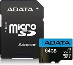 ADATA Premier MicroSDXC 64GB mälukaart