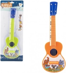 Plastist loomakujunditega ukulele 40 cm koos plektraiga