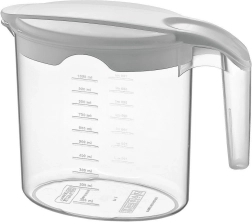 Plastkann kaanega 1 l