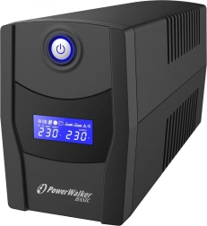 Line-interactive UPS varutoiteallikas 600 VA LCD, USB ja RJ11/RJ45-ga