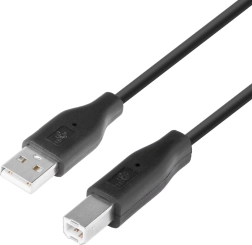 USB-kaabel AM-BM 1,8 m must