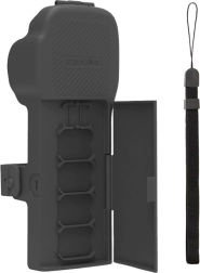 Sunnylife kaitseümbris rihma ja kaelapaelaga DJI Osmo Pocket 3-le – hall