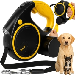 Automaatne koerajalutusrihm LED-taskulambiga 5 m Purlov