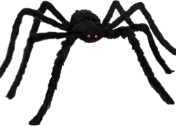 Ruhhy karvane halloweeni ämblikdekoratsioon 50 cm - 1 tk
