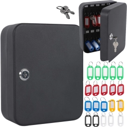 Metallist lukustatav võtmekarp 48 võtmele, seinale paigaldatav