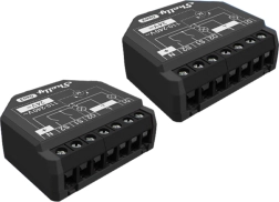Shelly 2PM Gen3 kahe nutika kahekanalilise WiFi/Bluetooth-lüliti komplekt