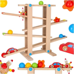 Puidust kuuliraja komplekt Montessori XXL