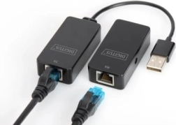 USB 2.0 pikendus Cat.5e/6 kaabli kaudu kuni 50 m