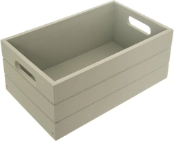 Puidust hoiukast 36 × 26 × 15 cm, heleroheline