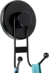 Metallist topeltkonks vaakumtihendiga, must, 6,5 × 5,5 × 10 cm