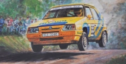 Auto mudel Škoda Favorit Rallye 96 mõõtkavas 1:72