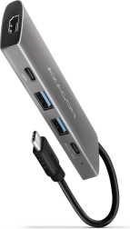 Mitme pordiga USB-jaotur 5-ühes, 10Gbps, 2× USB-A + 2× USB-C + HDMI 4K/30Hz, PD 60W