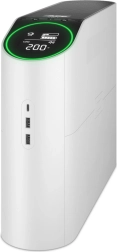 Varutoiteallikas APC Back-UPS Pro 2200VA mängimiseks, 230 V, puhas siinuslaine, LCD, valge, Schuko