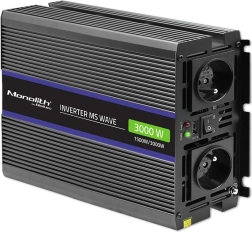 Pingemuundur MONOLITH MS Wave 12V → 230V, 1500/3000 W, USB