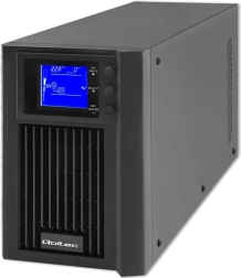 Online UPS varutoiteallikas 2 kVA (1,6 kW) puhta siinuslaine ja LCD-ekraaniga