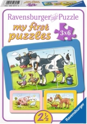 Pusle 3x6 loomakesed RAVENSBURGER
