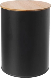 Must plekkpurk bambuskaanega 9,5 cm – 1 tk