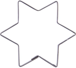 Küpsisevorm täht 4,6 cm, roostevaba teras