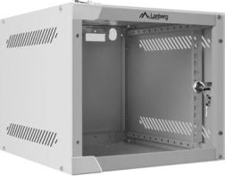 Seinale paigaldatav 10" andmekapp 4U, 280 × 310 mm, hall – LANBERG