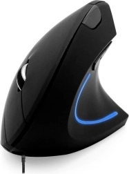 Ergonoomiline vertikaalne hiir MEDIA-TECH VERTIC MT1122 taustvalgustusega, juhtmega